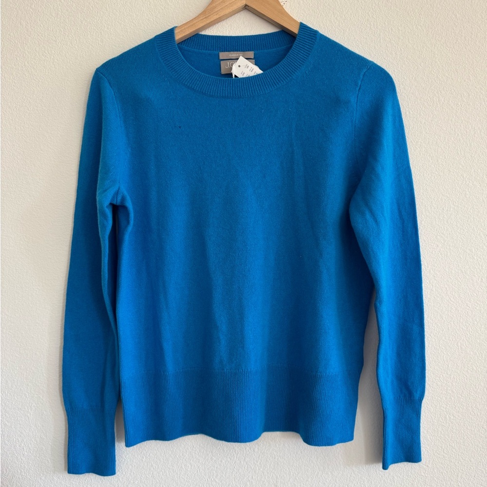 NWT J.Crew cashmere classic-fit crewneck sweater, size S